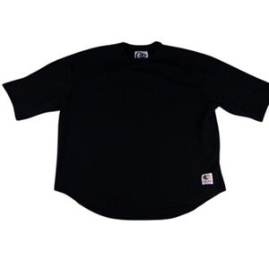 Calee T-Shirt Mens Medium Black Excellent Japanese Streetwear Boxy Fit Tee